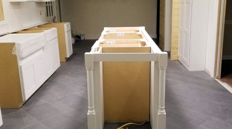 Modification and modernization in the kitchen space Island Castillos Remd Costructions jpg